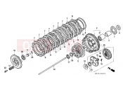 HONDA VFR750FR VFR750F 1994 E-5 CLUTCH