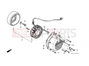 HONDA VFR750FR VFR750F 1994 E-7 GENERATOR