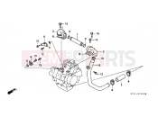 HONDA VFR750FR VFR750F 1994 E-15 WATER PIPE