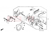 HONDA VFR750FR VFR750F 1994 F-13 REAR BRAKE CALIPER