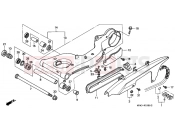 HONDA VFR750FR VFR750F 1994 F-22 SWING ARM