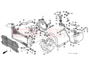 HONDA VFR750FR VFR750F 1994 F-31 RADIATOR
