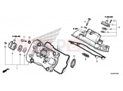HONDA VFR800FE VFR800F 2014 E-1 VALVE COVER