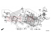 HONDA VFR800FE VFR800F 2014 E-2 CYLINDER HEAD (FRONT)