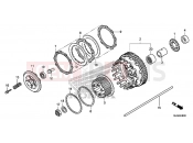 HONDA VFR800FE VFR800F 2014 E-8 CLUTCH