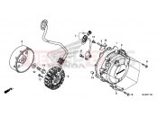 HONDA VFR800FE VFR800F 2014 E-11 GENERATOR