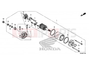 HONDA VFR800FE VFR800F 2014 E-13 STARTER ENGINE