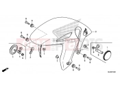 HONDA VFR800FE VFR800F 2014 F-10 FRONT FENDER