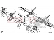 HONDA VFR800FE VFR800F 2014 F-30 FOOTREST