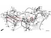 HONDA VFR800FE VFR800F 2014 F-41 RADIATOR