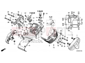 HONDA VT1300CRE VT1300CR 2014 E-1 FRONT CYLINDER HEAD COVER