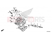 HONDA VT1300CRE VT1300CR 2014 E-2 FRONT CYLINDER HEAD
