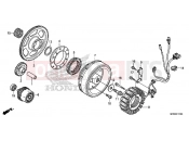 HONDA VT1300CRE VT1300CR 2014 E-11 GENERATOR