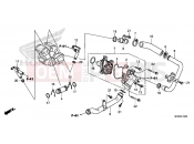 HONDA VT1300CRE VT1300CR 2014 E-12 WATER PUMP