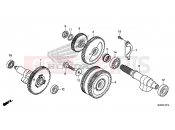 HONDA VT1300CRE VT1300CR 2014 E-16-10 BALANCER