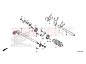 HONDA VT1300CRE VT1300CR 2014 E-19 TRANSMISSION DRUM
