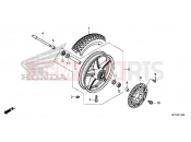 HONDA VT1300CRE VT1300CR 2014 F-14-40 FRONT WHEEL (VT1300CR)