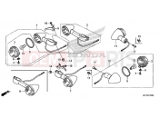 HONDA VT1300CRE VT1300CR 2014 F-35 FLASHING