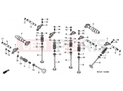 HONDA VTX1300S7 VTX1300S 2007 E-3 CAMSHAFT / VALVE