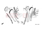 HONDA VTX1300S7 VTX1300S 2007 E-4 TIMING CHAIN ​​/ TENSIONER