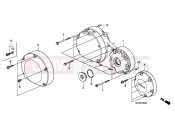 HONDA VTX1300S7 VTX1300S 2007 E-6 RIGHT CRANKSHAFT COVER