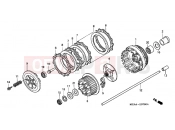 HONDA VTX1300S7 VTX1300S 2007 E-7 CLUTCH