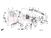 HONDA VTX1300S7 VTX1300S 2007 E-10 WATER PUMP