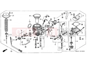 HONDA VTX1300S7 VTX1300S 2007 E-19 CARBURETOR