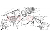 HONDA VTX1300S7 VTX1300S 2007 F-1 HEADLIGHT