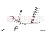 HONDA VTX1300S7 VTX1300S 2007 F-6 STEERING WHEEL