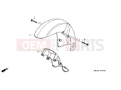 HONDA VTX1300S7 VTX1300S 2007 F-7 FRONT FENDER