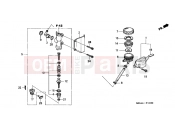HONDA VTX1300S7 VTX1300S 2007 F-11 REAR MASTER CYLINDER