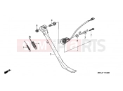 HONDA VTX1300S7 VTX1300S 2007 F-24 PAGE SHELF