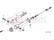 HONDA VTX1300S7 VTX1300S 2007 F-25 SWING ARM