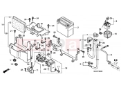 HONDA VTX1300S7 VTX1300S 2007 F-30 BATTERY