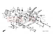 HONDA VTX1300S7 VTX1300S 2007 F-32 FRAME HOUSING
