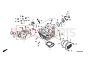 HONDA CRF230F9 CRF230F 2009 E-1 VALVE COVER / CYLINDER HEAD