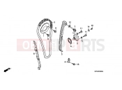 HONDA CRF230F9 CRF230F 2009 E-3 TIMING CHAIN ​​/ TENSIONER