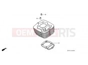 HONDA CRF230F9 CRF230F 2009 E-4 CYLINDER