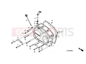 HONDA CRF230F9 CRF230F 2009 E-5 RIGHT CRANKSHAFT COVER