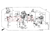 HONDA CRF230F9 CRF230F 2009 E-15 CARBURETOR