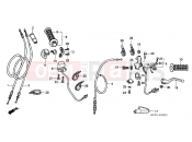 HONDA CRF230F9 CRF230F 2009 F-2 HANDLE LEVER / SWITCH / CABLE