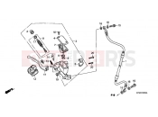 HONDA CRF230F9 CRF230F 2009 F-3 FRONT MASTER CYLINDER