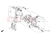 HONDA CRF230F9 CRF230F 2009 F-8 FRONT BRAKE CALIPER