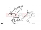 HONDA CRF230F9 CRF230F 2009 F-14 SIDE COVER