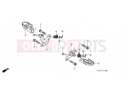 HONDA CRF230F9 CRF230F 2009 F-18 FOOTREST