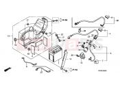 HONDA CRF230F9 CRF230F 2009 F-23 BATTERY