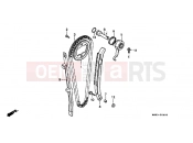 HONDA FX650Y FX650 2000 E-4 TIMING CHAIN ​​/ TENSIONER