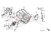 HONDA FX650Y FX650 2000 E-6 RIGHT CRANKSHAFT COVER