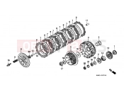 HONDA FX650Y FX650 2000 E-7 CLUTCH